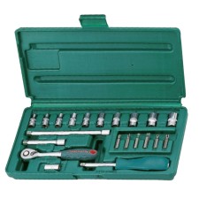 Set of end heads Jonnesway S04H2721S, 21 subject