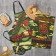 Kitchen kit “General of the kitchen”, an apron 60x70 cm, a tack 20x20 cm, a towel 35x60 cm