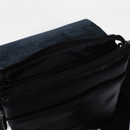 Male bag, black color-3