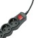 Network filter 5Bits SP4B-150 4S, 4 sockets, 5 m, 10 A, 3x0.75 mm2, with salary, with off., Black