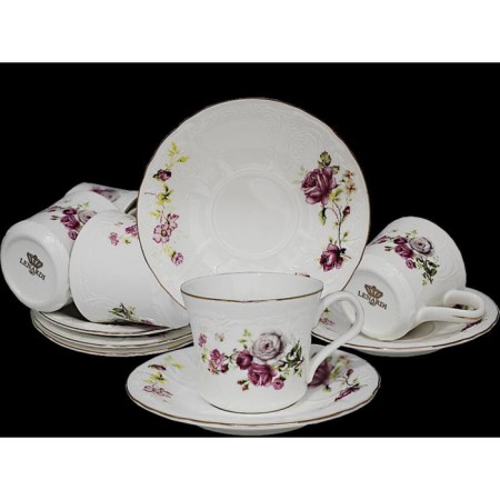 Tea set of Lenardi Maria Rose, 12 items