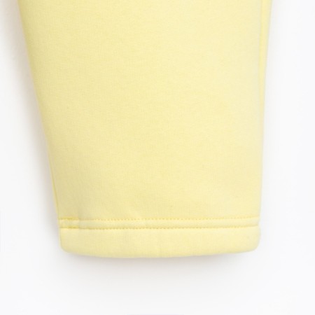 Kids (hoodies, trousers) minku: Basic Line Kids, Oversize, yellow color, height 140-18