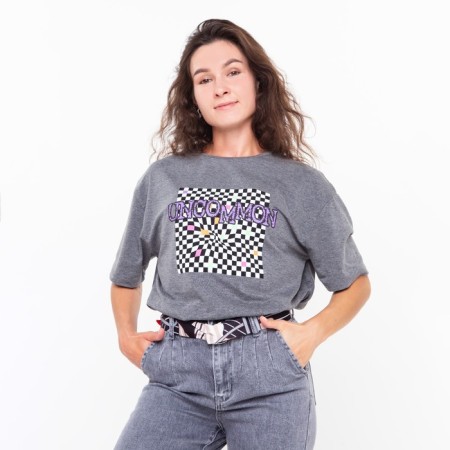 Female jeans, gray color, size 26 (42)-2