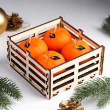 Set of New Year's candles 
