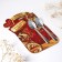 A set of spoons with an engraving "Grandparent", 15.5 x 25.5 cm.