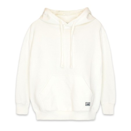 Hoody for the boy Let’s Go, height 128 cm, milk color