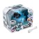 Robot Dog "Pappy", with programming, on the control panel, interactive: sound, light, on the battery, blue
