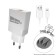 Network charger More Choice NC24M, 2.1A, Micro USB cable, white
