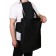 Apron for harvesting, one pocket with lightning, black, Kangaroo, Greengo