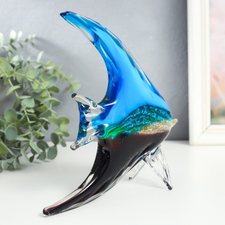 Suvenir glass "Tropical fish" for Murano glass 21x7x24 cm-4