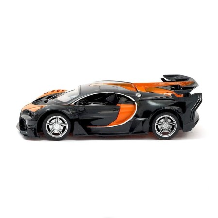 The radio -controlled “shyron” machine, doors open, works from batteries, color orange color-1