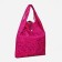 Permanent bag on the button, raspberry color