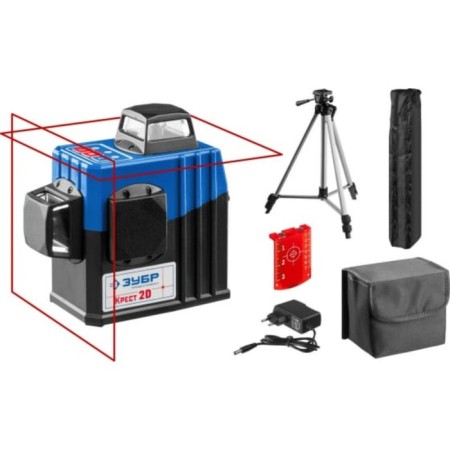 Laser bison Cross 2D 34907-2, 2x360 °, 20m/70m, acc. +/- 0.3 mm/m, tripod-11