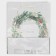 Laminated vertical "New Year's Wreath", ML 21 x 25 x 8 cm, New Year