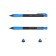 Mechanical pencil Erich Krause "Draft", NV, Grifel D = 2.0 mm, three -sided, rubber emphasis, sharpener, in the box, mix