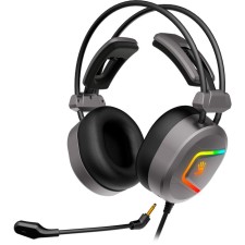 Наушники с микрофоном A4Tech Bloody MC750 серый 2.3м мониторные USB оголовье (MC750 GREY)