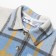 Children's shirt kaftan insulated, size 38 (146-152 cm), blue