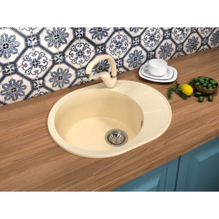 Dr.gans Smart “Viola-580” kitchen washing is 580x460 mm, h = 197 mm, white color-2