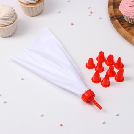 Back of confectionery share "Assistant", 10 nozzles, 28 × 19 × 3 cm, mix nozzles