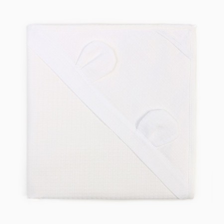 Children's waffle corner economy and I 90x90 cm, white, 100% cotton, 200 g/m2-1