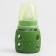 A bottle in a silicone case, glass, classic throat, +0 months, 60ml., Mix color for a boy