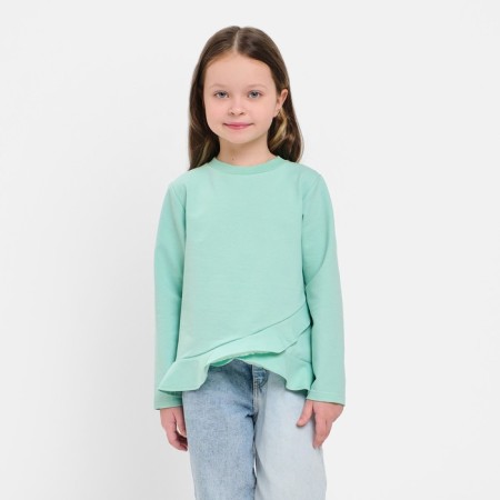 Svitshot for a girl with a kAFTAN "Basic Line" size size 30 (98-104), mint color-3