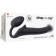 Strapon Strap-on-Me Semi-Raalistic bearing, Black M, 18 cm