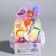 Hair bow, 7.5 cm, Winx