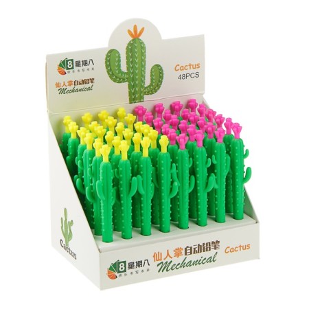 Mechanical pencil 0.7 mm, joke, "cactus"-2