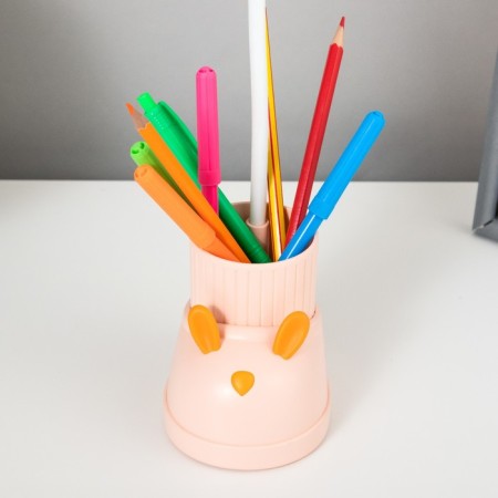 Table lamp "Boat Hare" LED 3 modes 3W USB Organizer Pink 8x11x31 cm Risalux-6