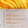 Yarn 60% acrylic, 30% cashmere, 10% silk "spring" 50 g 80 m color 06 chicken