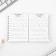 Set: Double notebook with tasks and Panda handle and Panda
