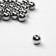 Bead "hematite" d = 10 mm, set 10 g, color silver
