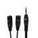 Adapter Exployd Ex-K-1415, Jack 3.5-2xjack 3.5, for micro and headphones, 0.2 m, black