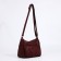 Lurch bag with lightning, dark red color