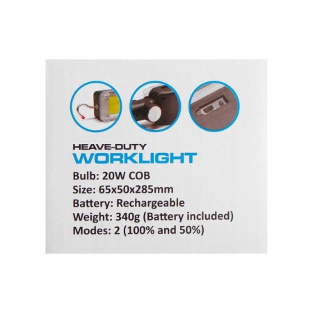 Autonomous lamp, from batteries 2*18650 (in set), 34LED, 6500K, Bel. light-9