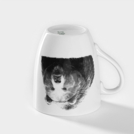 Porcelain mug "Bear", 300 ml, white-2