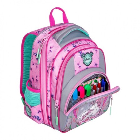Frame backpack 39 x 29 x 17 cm, Across 230, pink ACR22-230-10-3