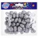 Figure for crafts and decor "Heart", set of 50 pcs., Size 1 pc. 1.5 × 1.5 × 0.5 cm, silver color