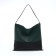 Women's bag-bag on lightning, green/black color