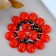 Decor for creativity wood "ladybugs" (set of 15 pcs) 1.3x2.5 cm