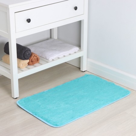 Fluffing shaft rug, 50 × 80 cm, azure color-4