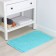 Fluffing shaft rug, 50 × 80 cm, azure color