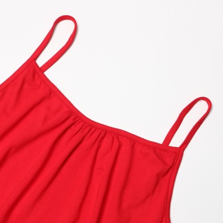 Night shirt female, red color, size 52-6