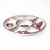 Menzhitsa 5 cells “Happy New Year”, D = 25.5 cm, white color
