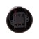Bironi switch, 1 key, plastic, brown