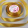 Satin tape, 20 mm × 23 ± 1 m, mustard color No. M209