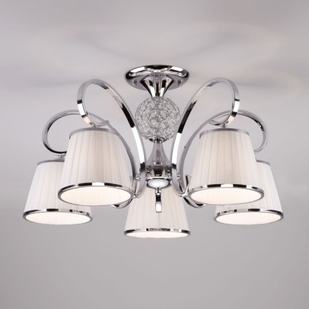 Tessa chandelier, 5x40W E14, color chrome