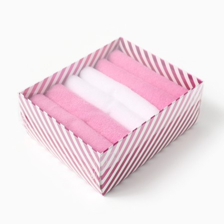 Set of terry towels Ethel Pink 30x30 cm - 6 pcs, 100% cotton-6