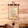 Souvenir Scroll "Bath Commandments"